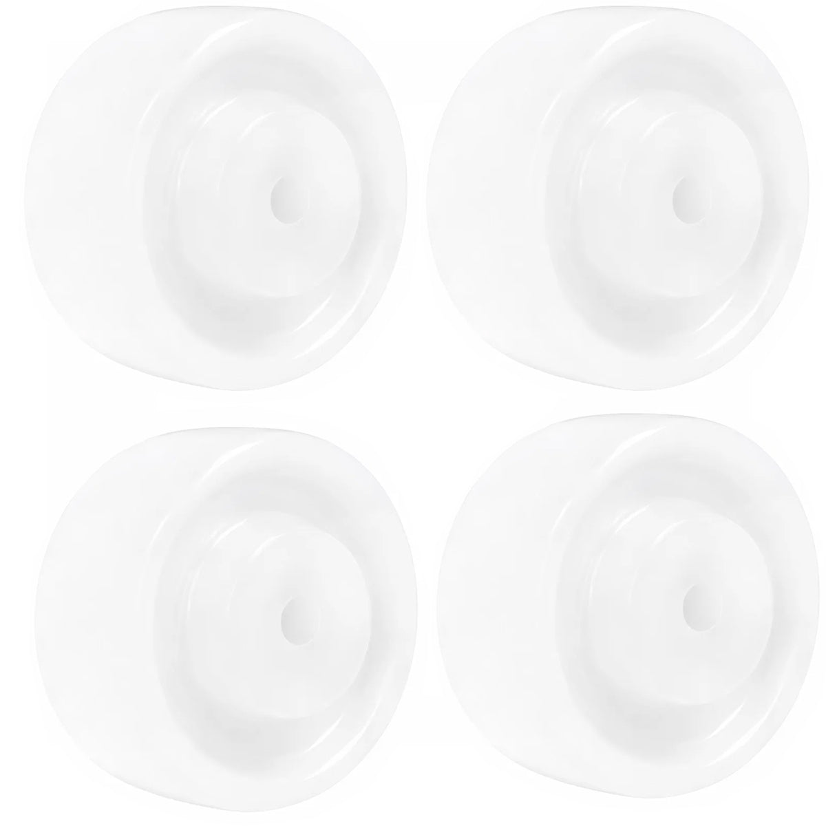 Transportrad Ø100 mm – Weißes Polyamidrad für Wagen, Code: 19BN/20