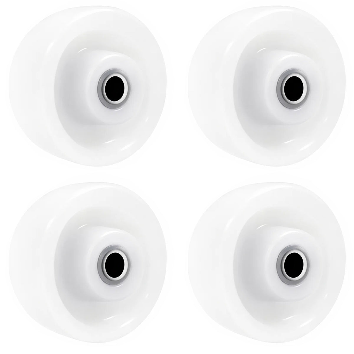 Transportrad Ø80 mm – Weißes Polyamidrad für Wagen, Code: 1B