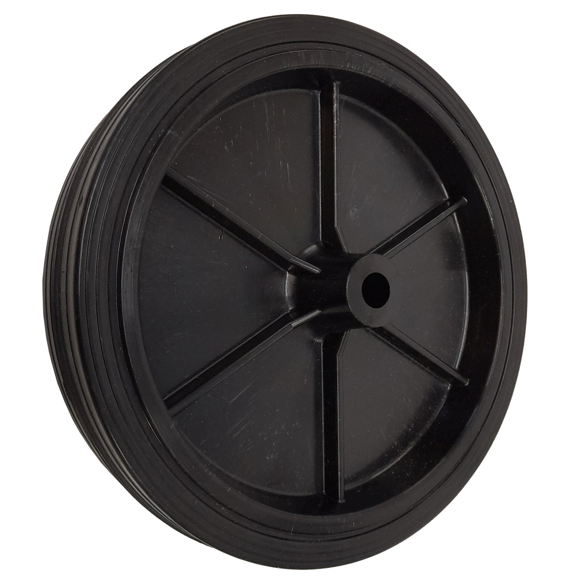 Rasenmäherrad 200 mm – Universal Ersatzrad aus Vollgummi für Rasenmäher, Code: K200