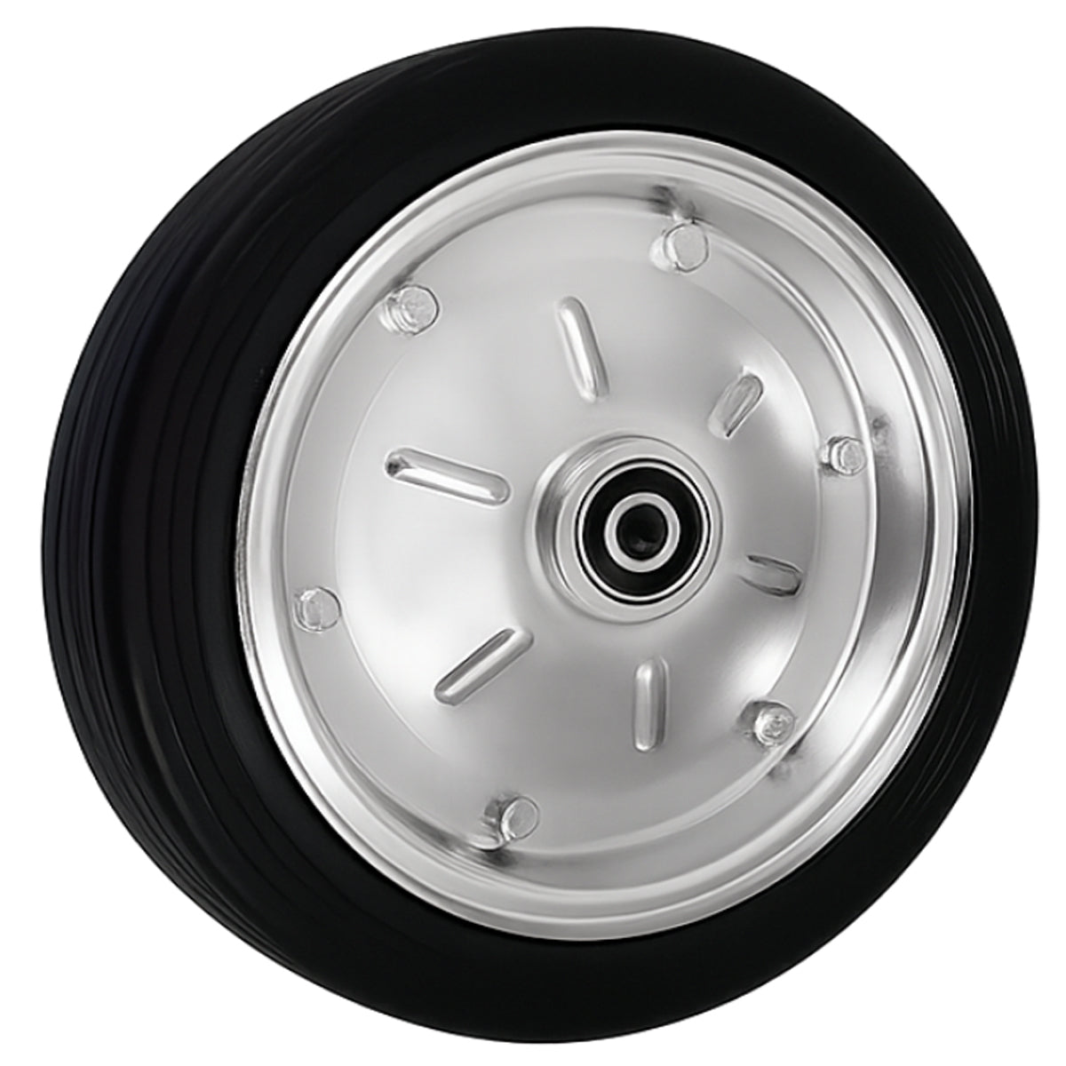 Ersatzrad Ø320 mm – Vollgummi Industrierad mit Kugellager für Transportwagen, Code: 320MLL/25