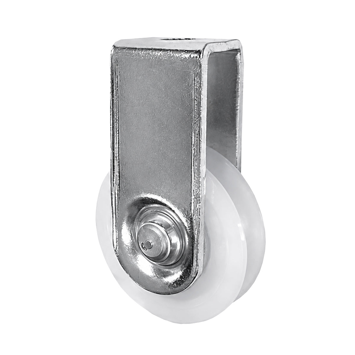 Polyamid Seilrolle Ø52 mm mit Kugellager und Halterung für Seil Ø10: C52/10LLM