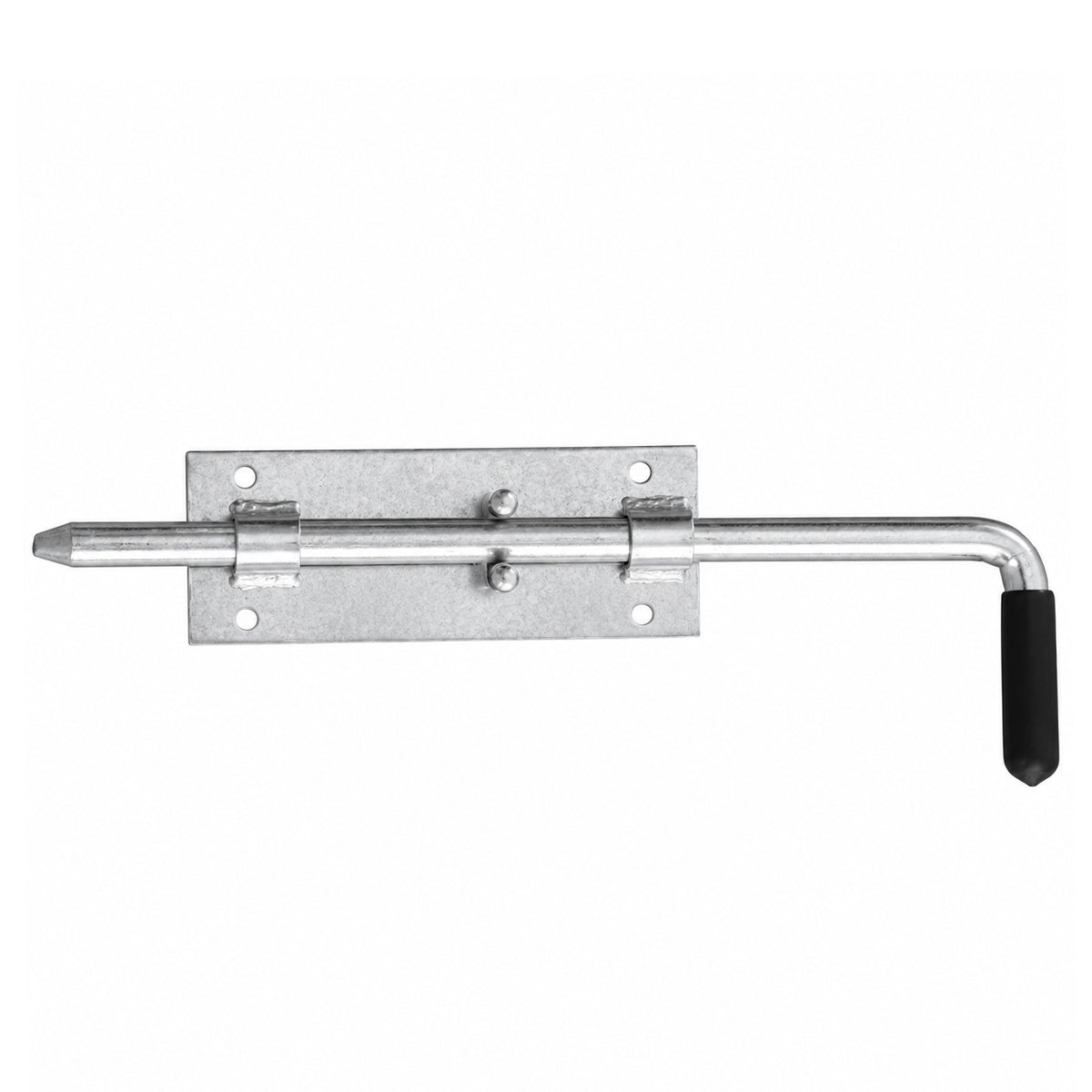 Torriegel 15.463.02 Bolzenriegel schmal - verzinkter Stahl, Silber: L320 x Ø14 mm