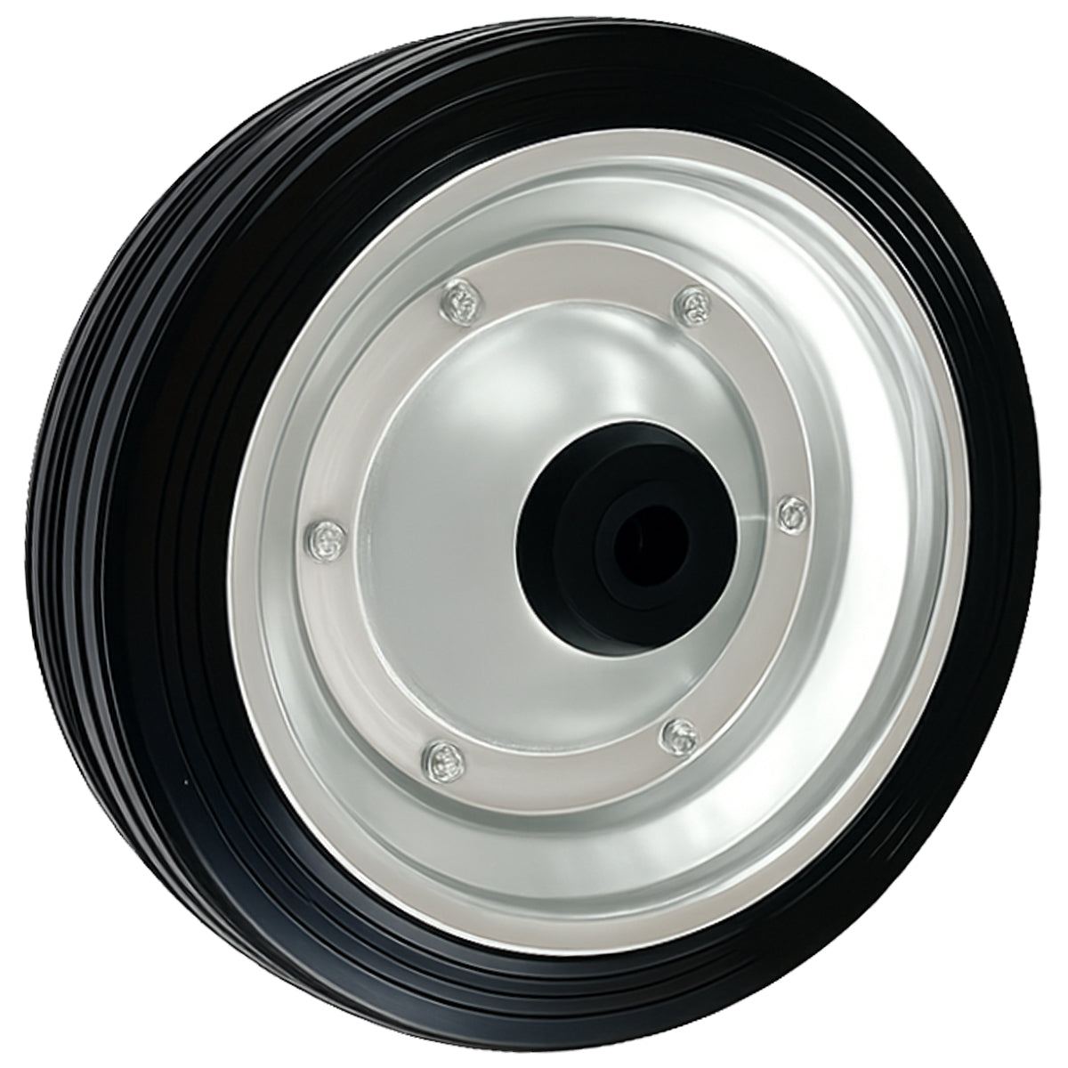 Ersatzrad Ø280 mm – Vollgummi Industrierad für Transportwagen, Code: 280