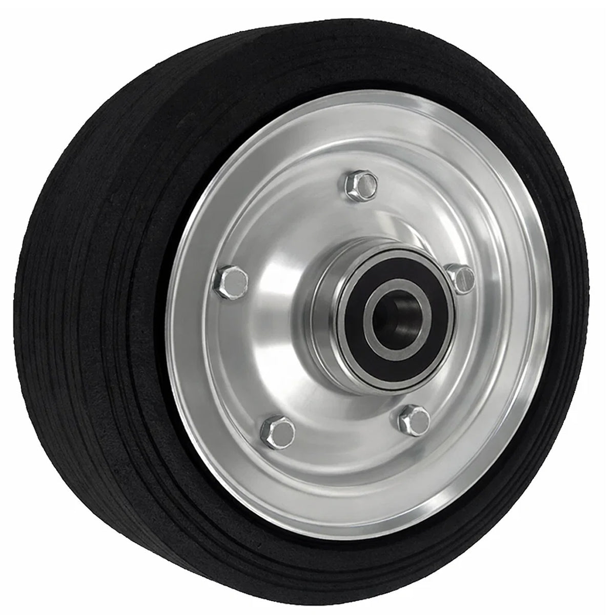 Ersatzrad Ø250 mm – Vollgummi Industrierad mit Kugellager für Transportwagen, Code: 90LL/30