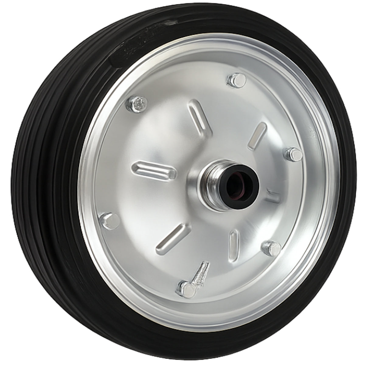 Ersatzrad Ø300 mm – Vollgummi Industrierad für Transportwagen, Code: 100M