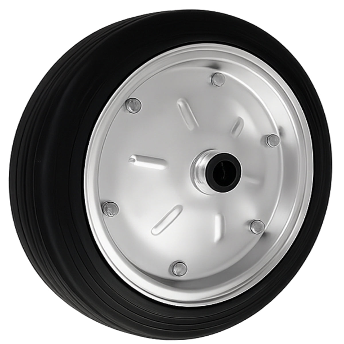 Ersatzrad Ø320 mm – Vollgummi Industrierad für Transportwagen, Code: 320M