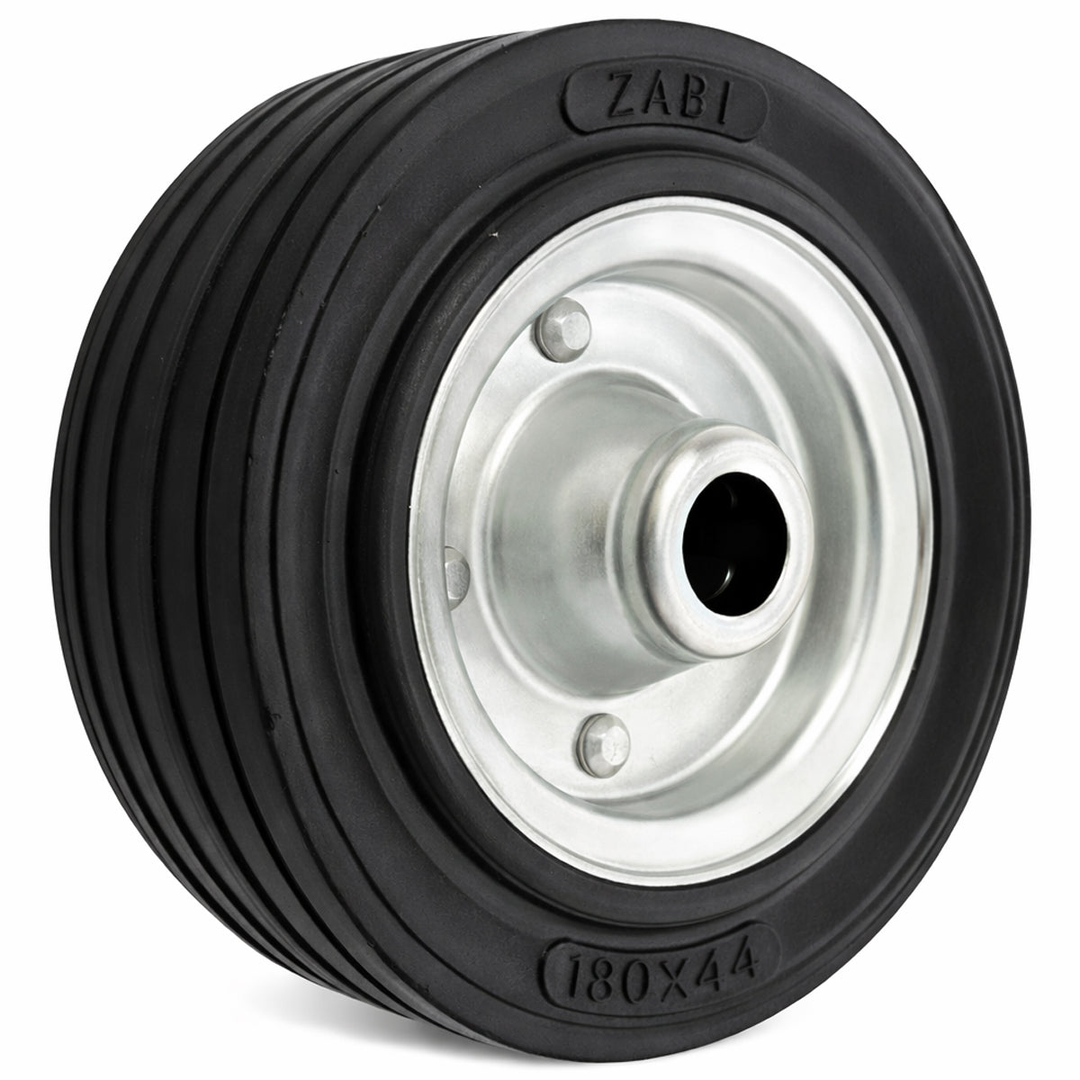 Ersatzrad Ø180 mm – Vollgummi Industrierad für Transportwagen, Code: 50