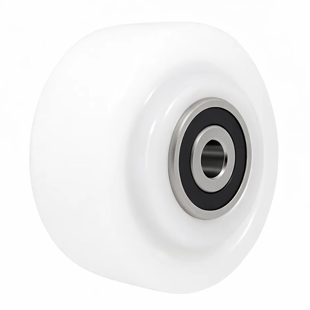 Transportrad Ø80 mm – Weißes Polyamidrad für Wagen, Code: 1BN/10