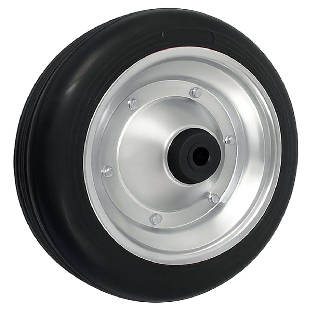 Ersatzrad Ø300 mm – Vollgummi Industrierad für Transportwagen, Code: 100