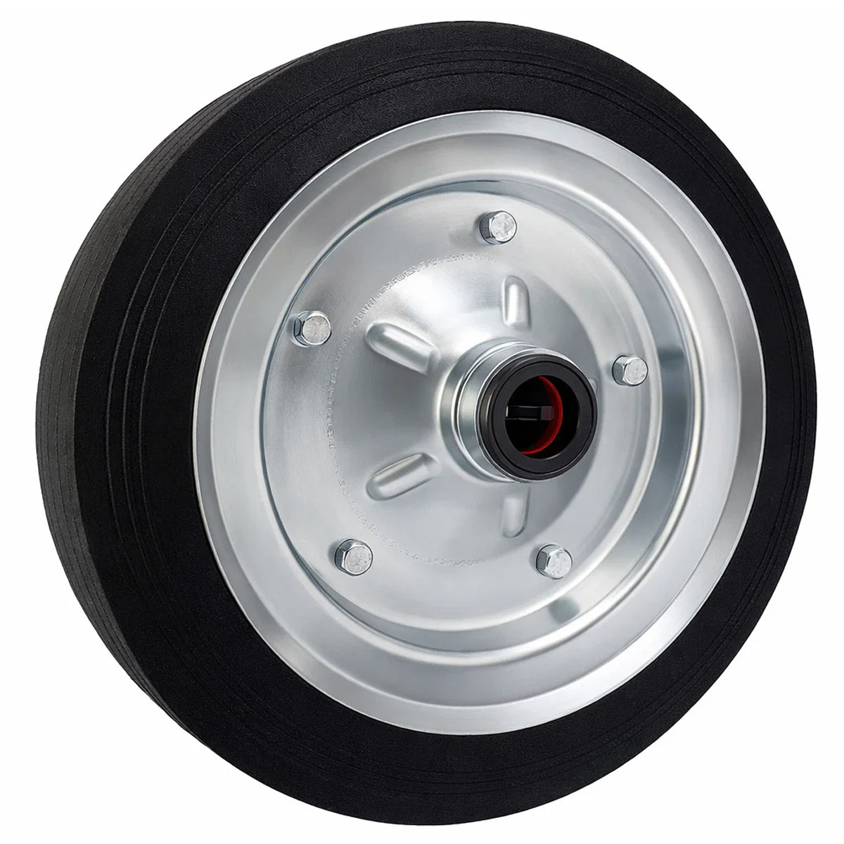 Ersatzrad Ø250 mm – Vollgummi Industrierad für Transportwagen, Code: 90/25