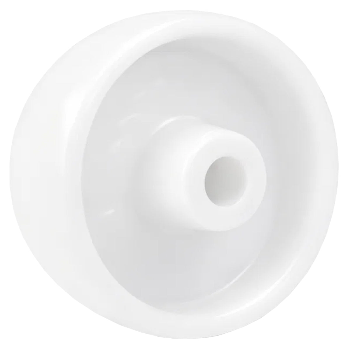 Transportrad Ø125 mm – Weißes Polyamidrad für Wagen, Code: 29B/12
