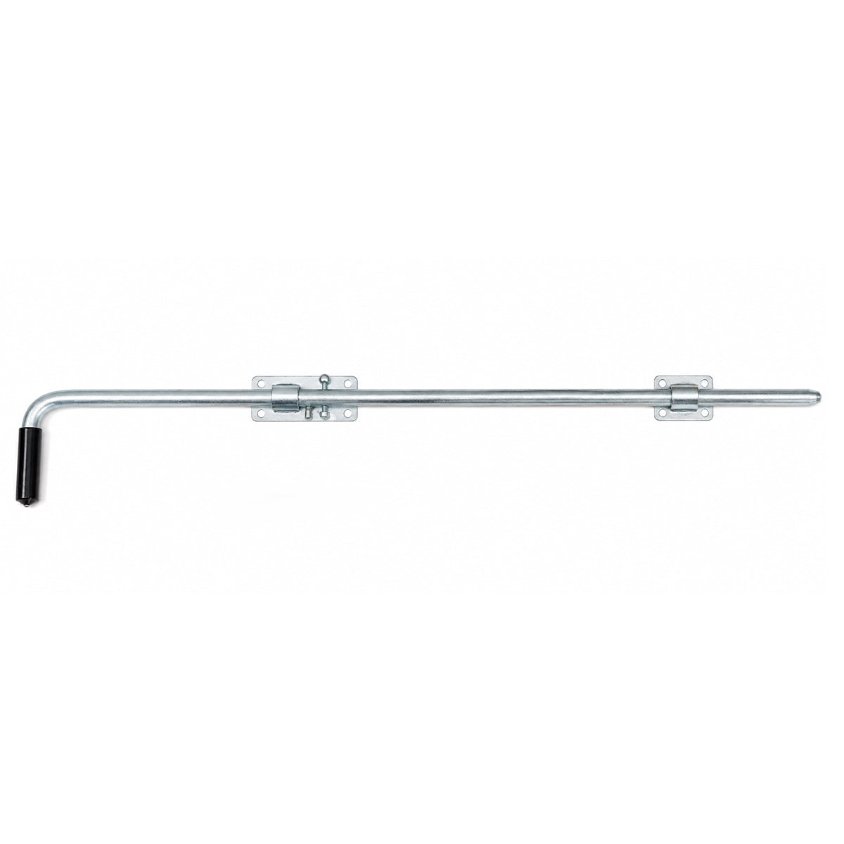 Torriegel 15.468.03 Bolzenriegel schmal - verzinkter Stahl, Silber: L800 x Ø14 mm