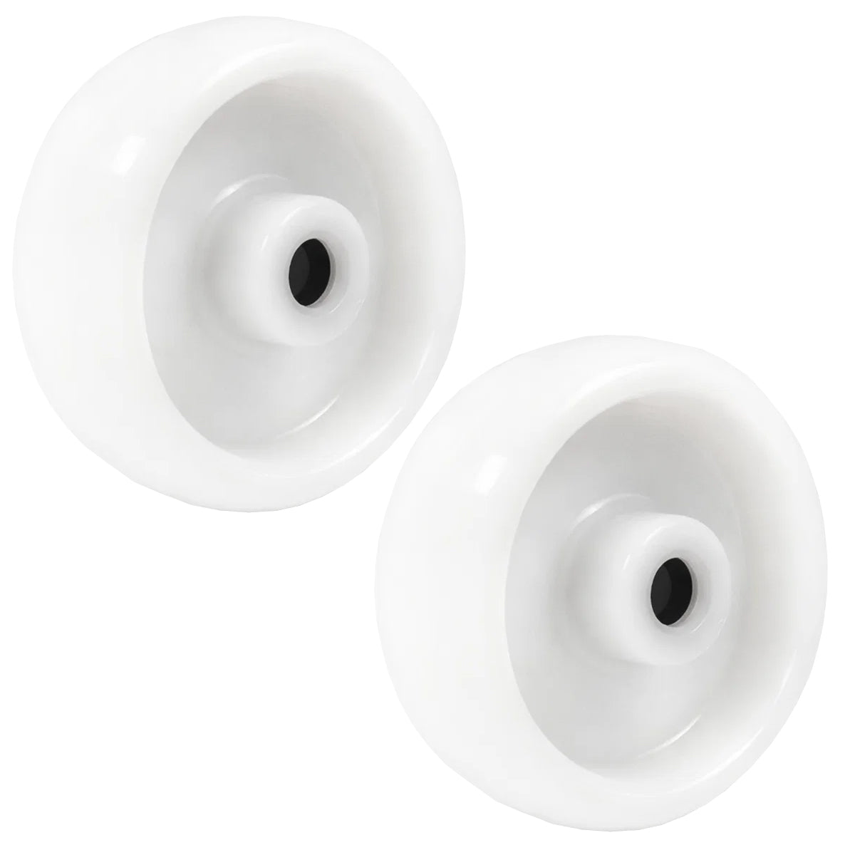 Transportrad Ø125 mm – Weißes Polyamidrad für Wagen, Code: 20BZ