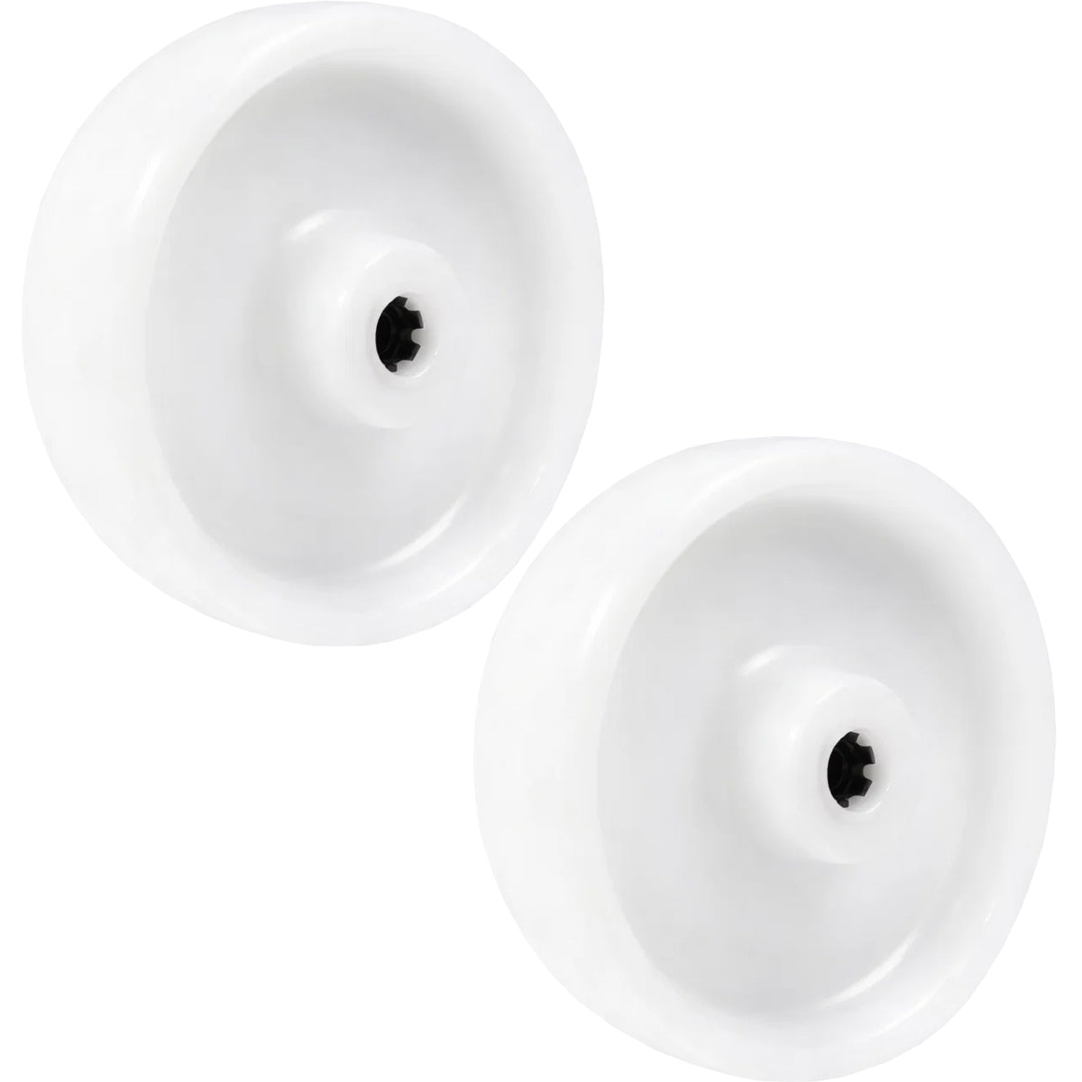 Transportrad Ø140 mm – Weißes Polyamidrad für Wagen, Code: 30B