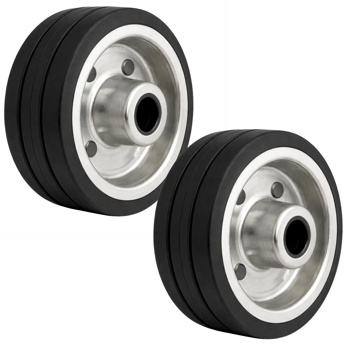 Ersatzrad Ø80 mm – Vollgummi Industrierad für Transportwagen, Code: 1