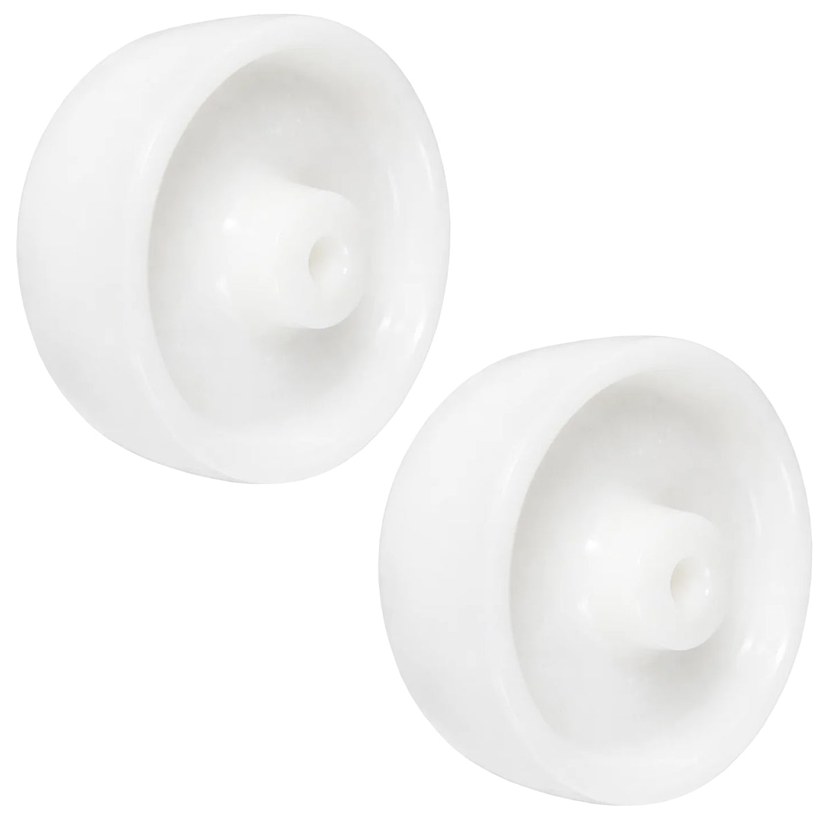 Transportrad Ø140 mm – Weißes Polyamidrad für Wagen, Code: 39B/20