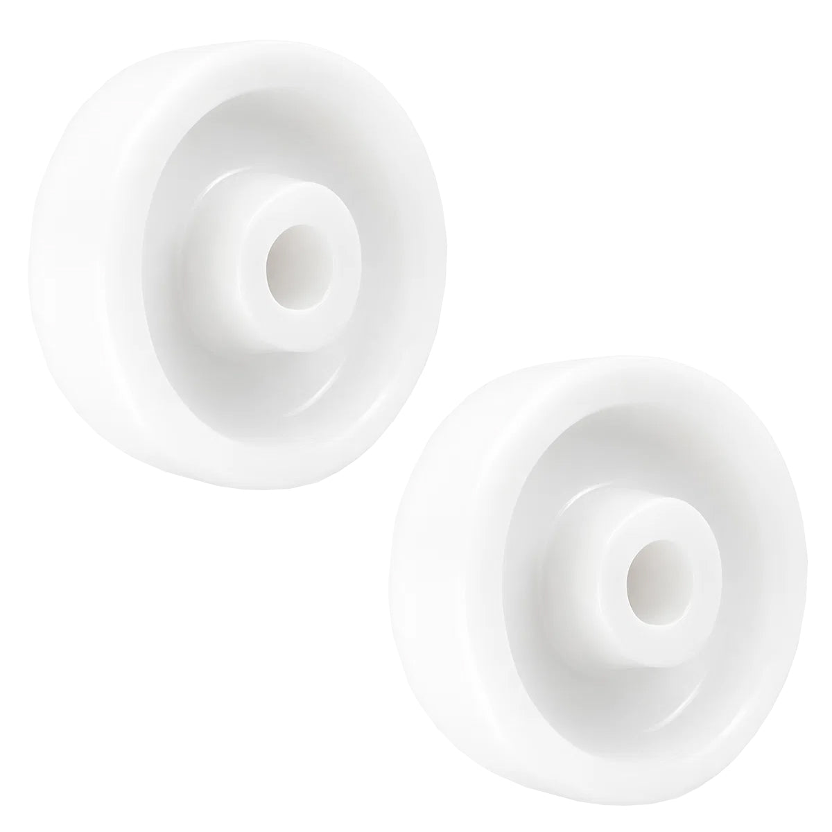 Transportrad Ø125 mm – Weißes Polyamidrad für Wagen, Code: 29BZ