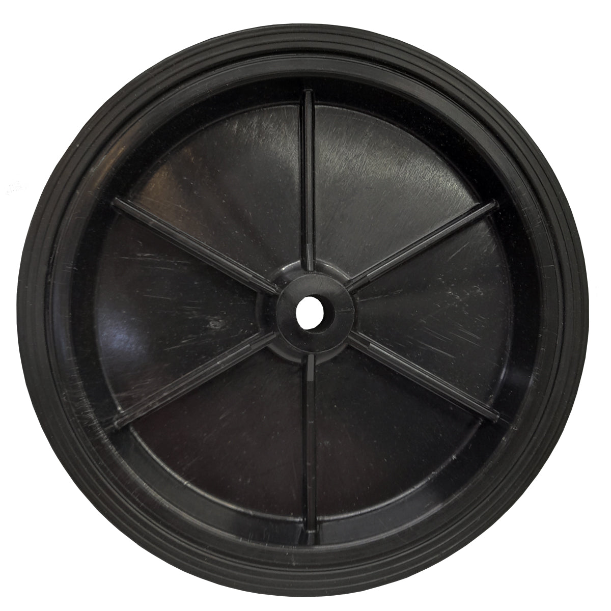 Rasenmäherrad 200 mm – Universal Ersatzrad aus Vollgummi für Rasenmäher, Code: K200