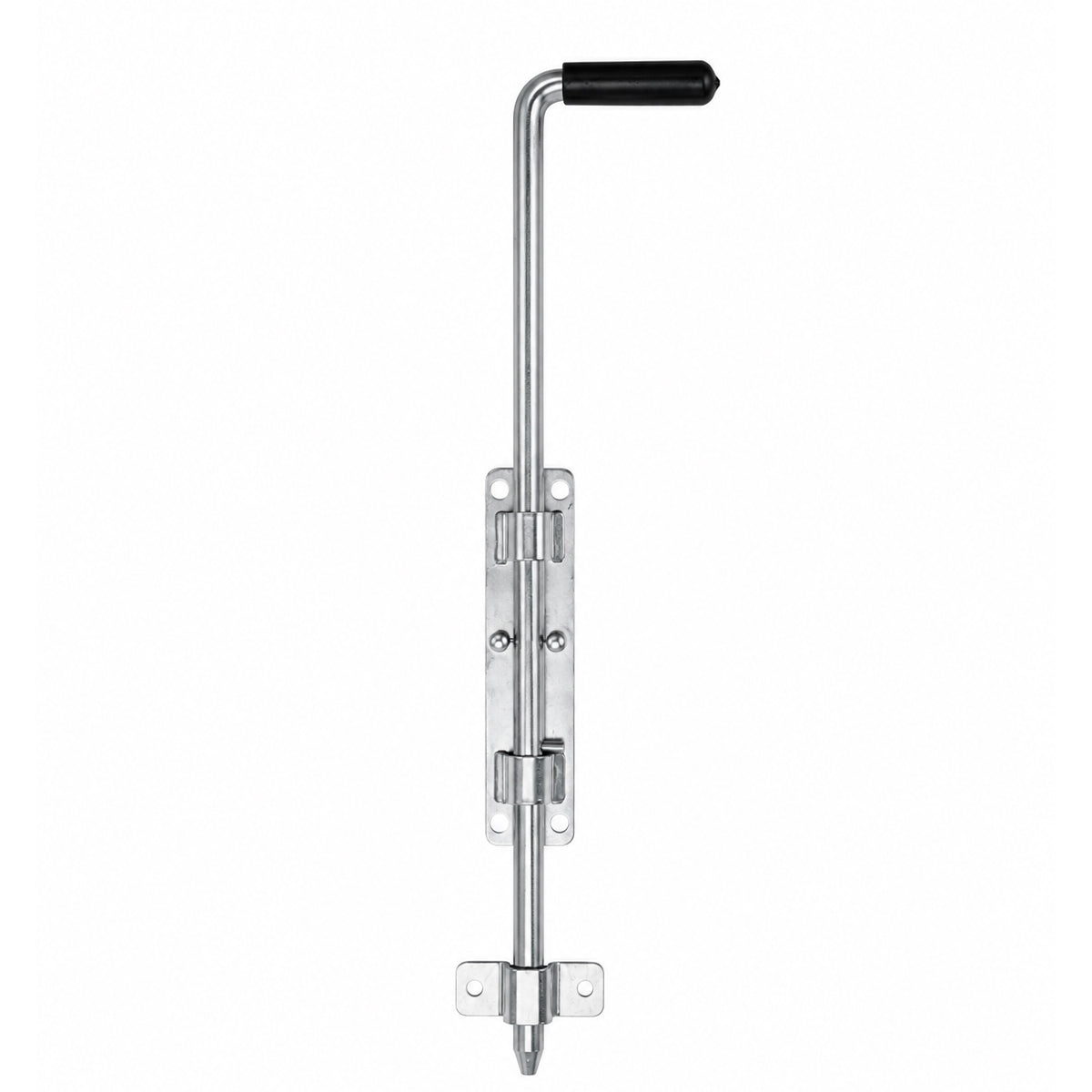 Torriegel 15.464.02 Bolzenriegel schmal - verzinkter Stahl, Silber: L420 x Ø14 mm