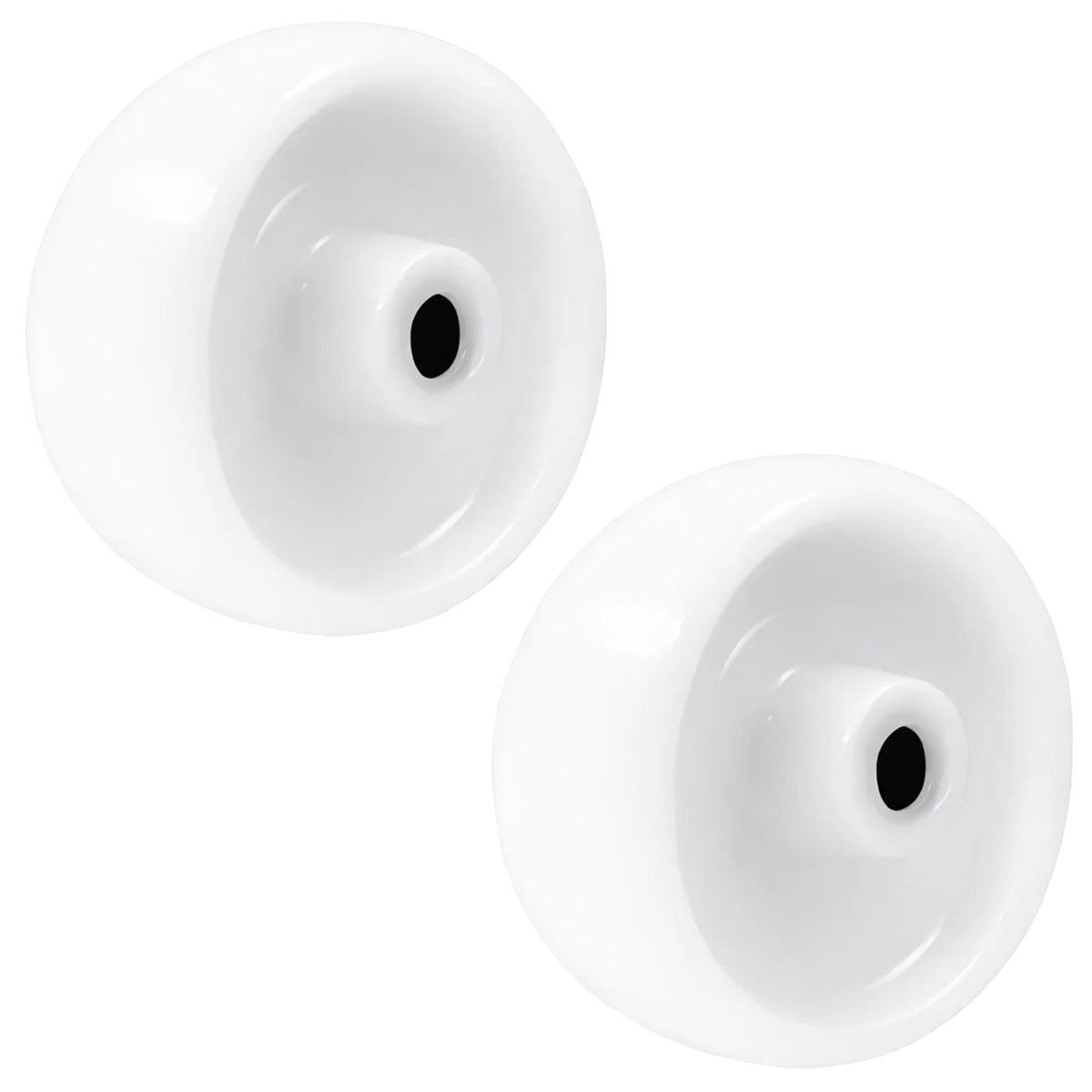 Transportrad Ø125 mm – Weißes Polyamidrad für Wagen, Code: 20B