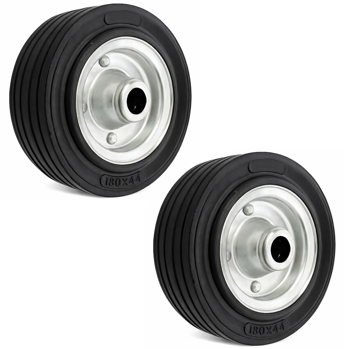 Ersatzrad Ø180 mm – Vollgummi Industrierad für Transportwagen, Code: 50