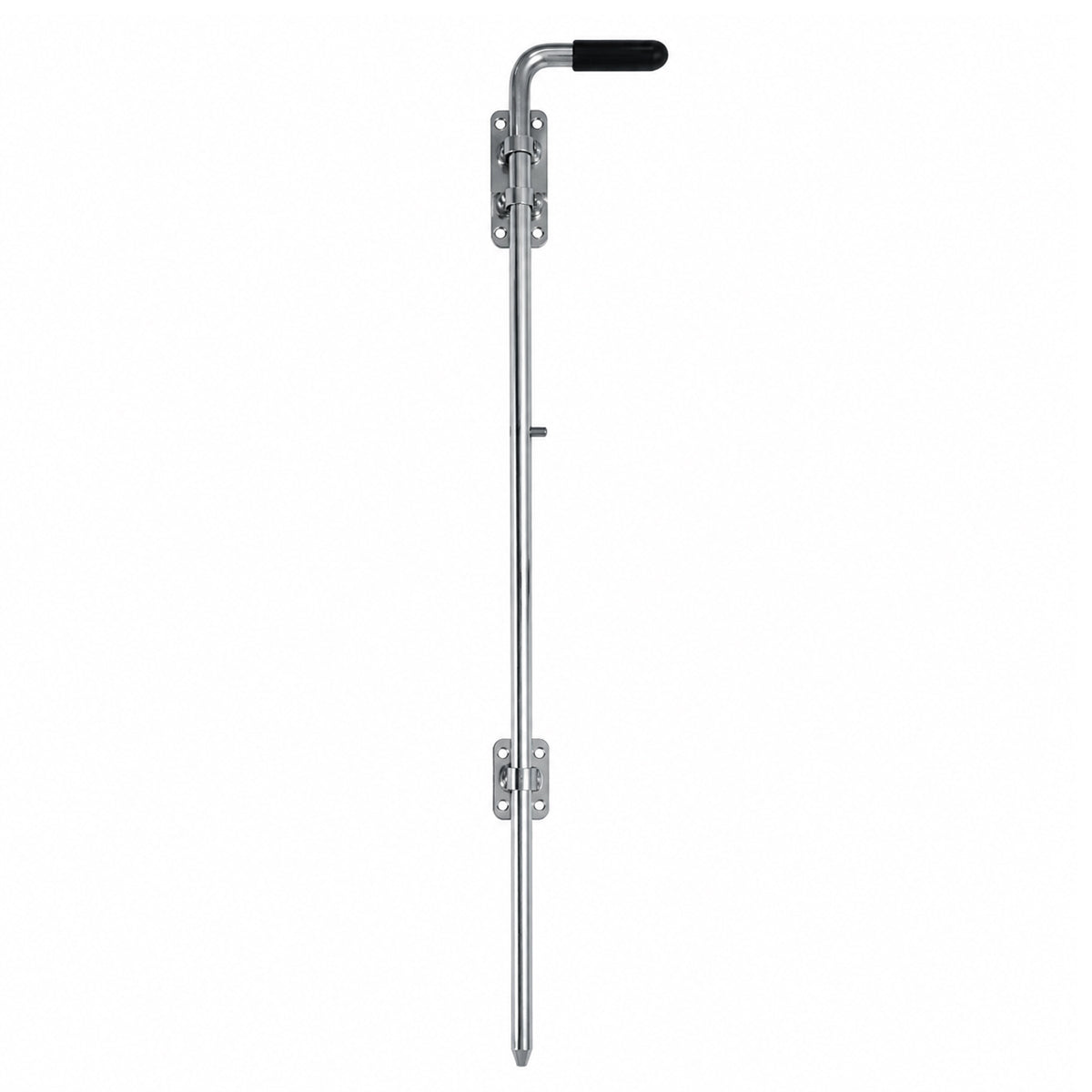 Torriegel 15.468.03 Bolzenriegel schmal - verzinkter Stahl, Silber: L800 x Ø14 mm