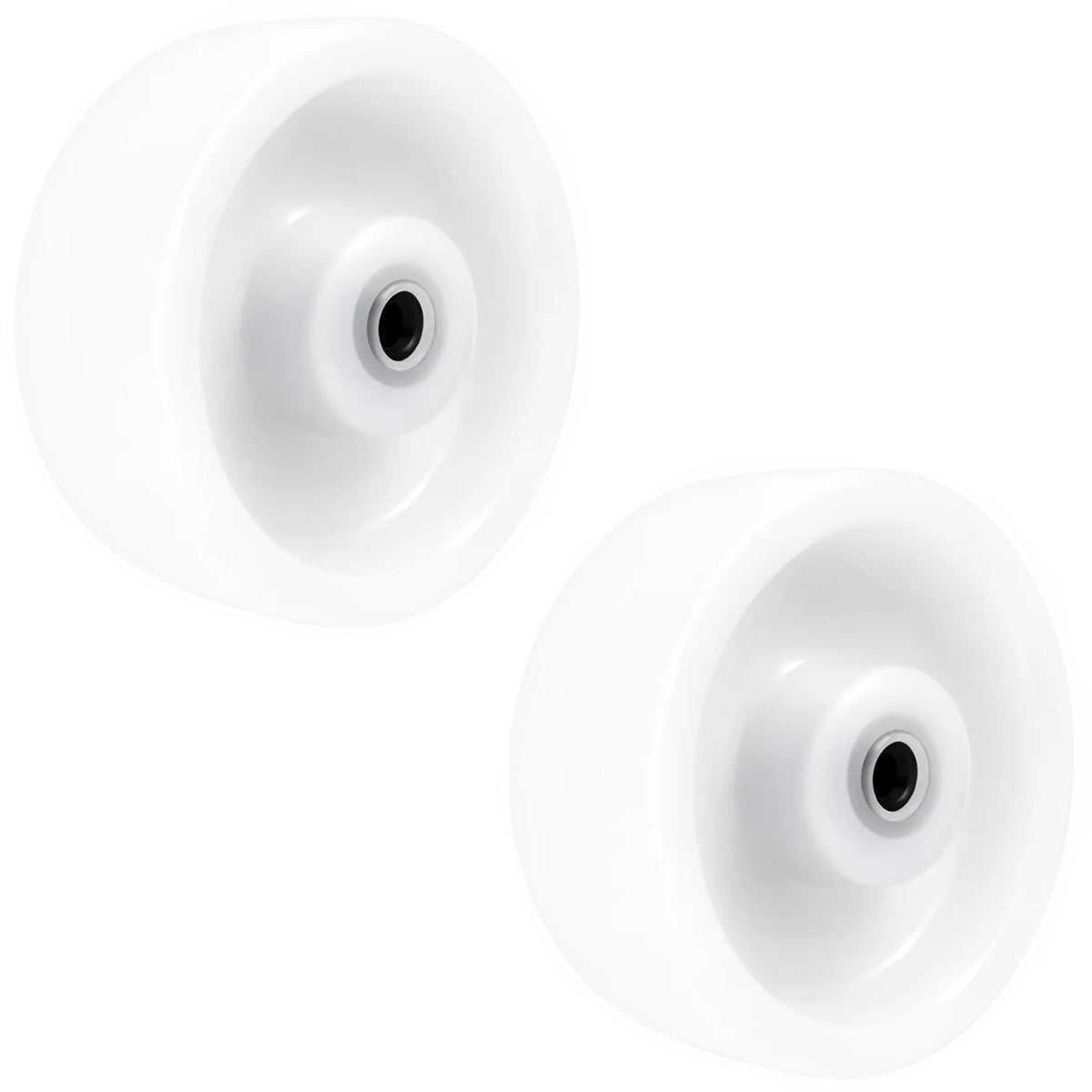 Transportrad Ø100 mm – Weißes Polyamidrad für Wagen, Code: 10BZ