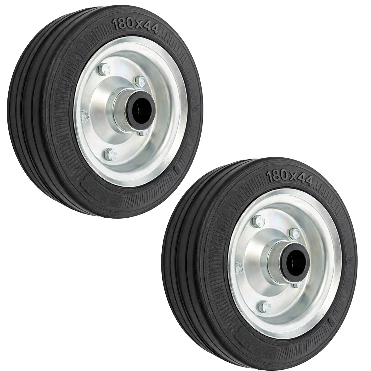 Ersatzrad Ø180 mm – Vollgummi Industrierad für Transportwagen, Code: 50N