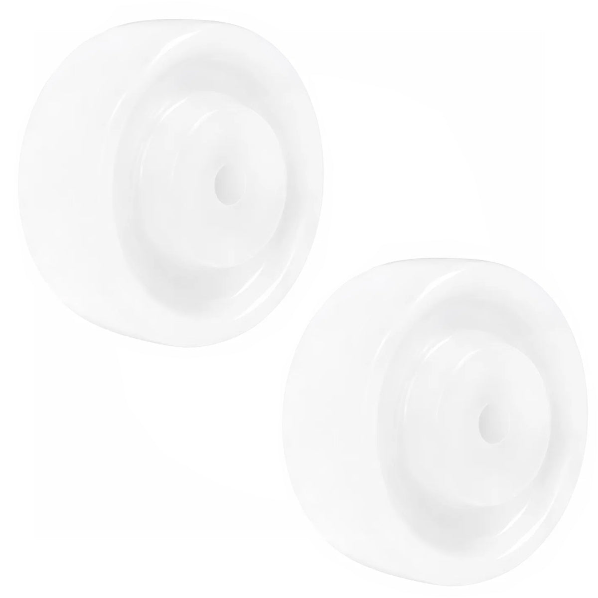 Transportrad Ø100 mm – Weißes Polyamidrad für Wagen, Code: 19BN