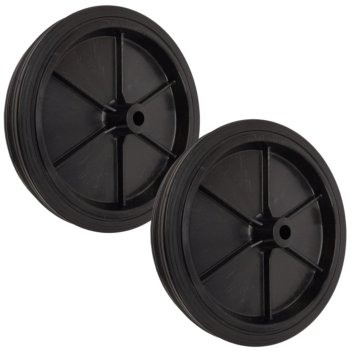 Rasenmäherrad 200 mm – Universal Ersatzrad aus Vollgummi für Rasenmäher, Code: K200