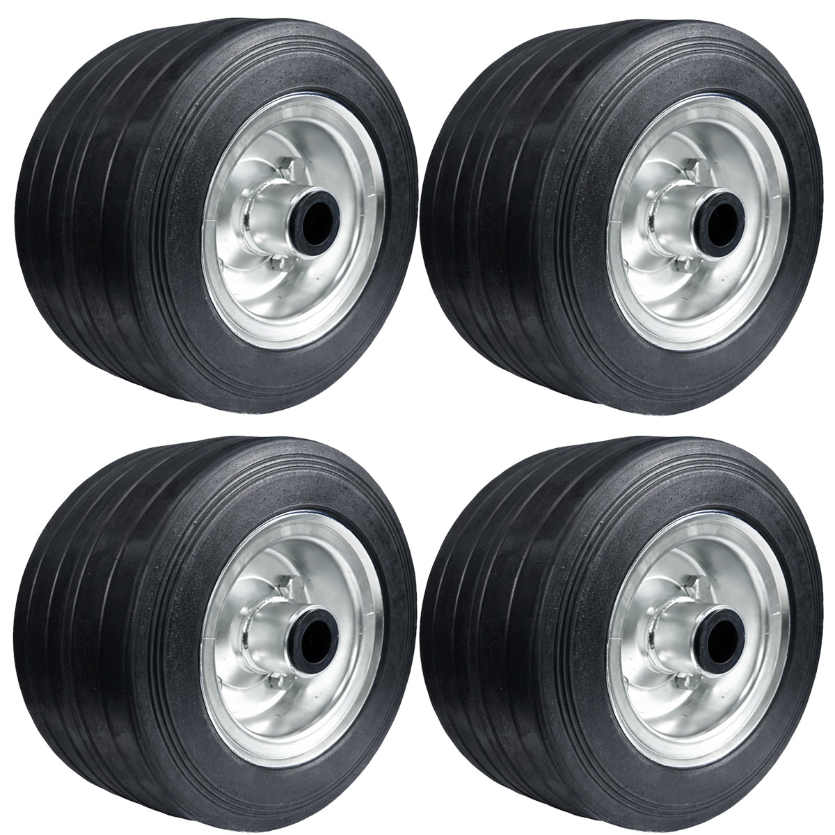 Ersatzrad Ø200 mm – Vollgummi Industrierad für Transportwagen, Code: 60NN