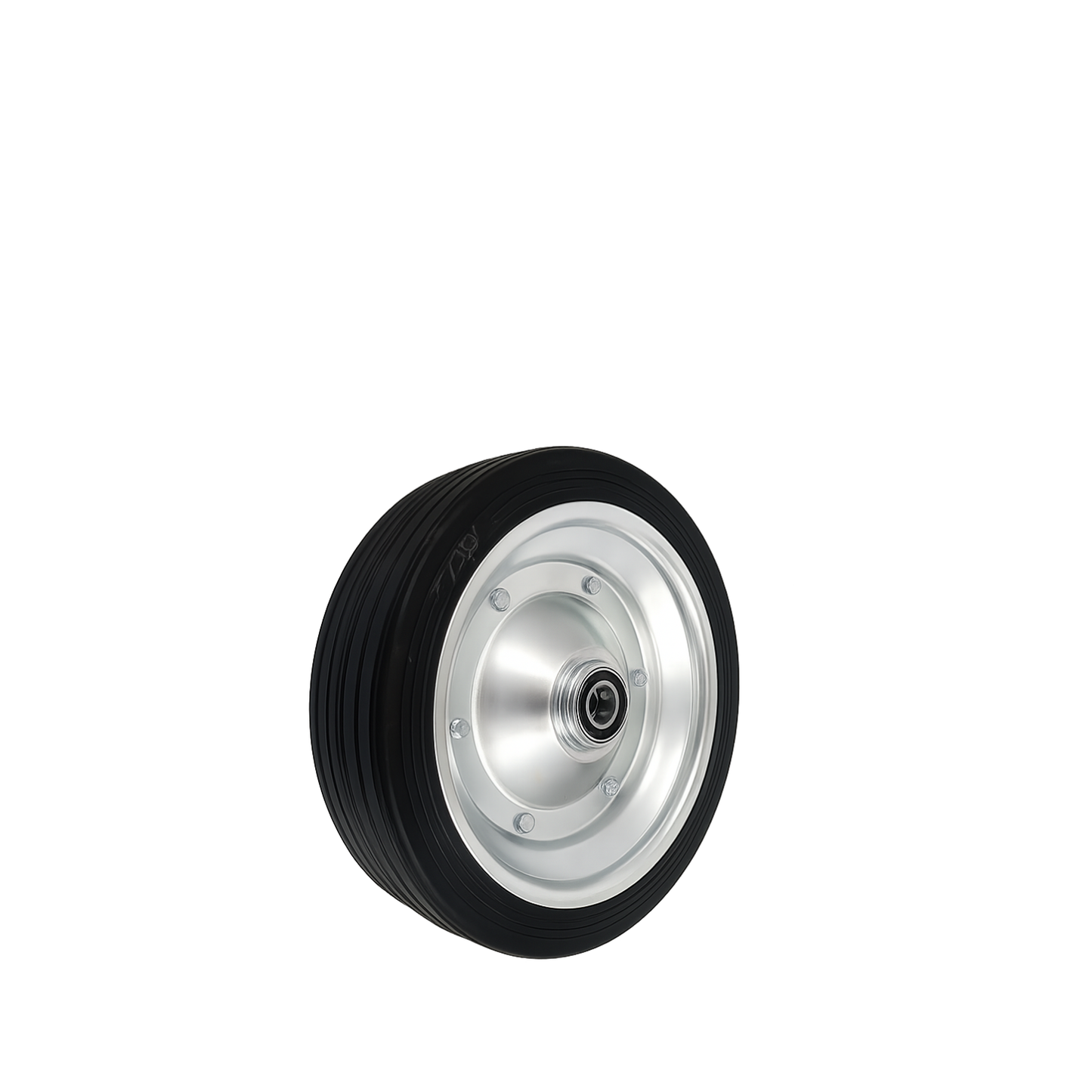 Ersatzrad Ø280 mm – Vollgummi Industrierad mit Kugellager für Transportwagen, Code: 280LL/25