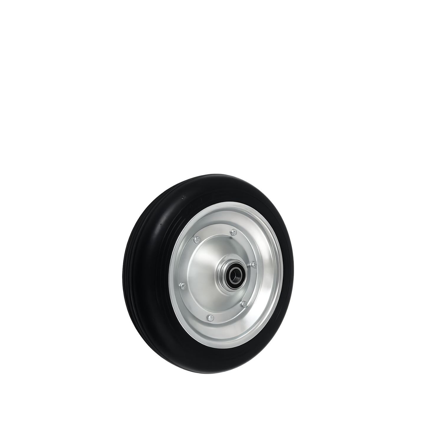 Ersatzrad Ø300 mm – Vollgummi Industrierad mit Kugellager für Transportwagen, Code: 100LL/20
