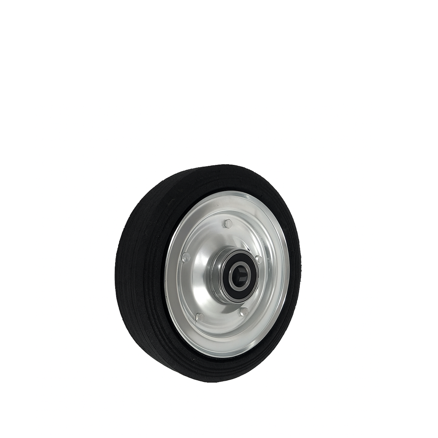 Ersatzrad Ø250 mm – Vollgummi Industrierad mit Kugellager für Transportwagen, Code: 90LL/30