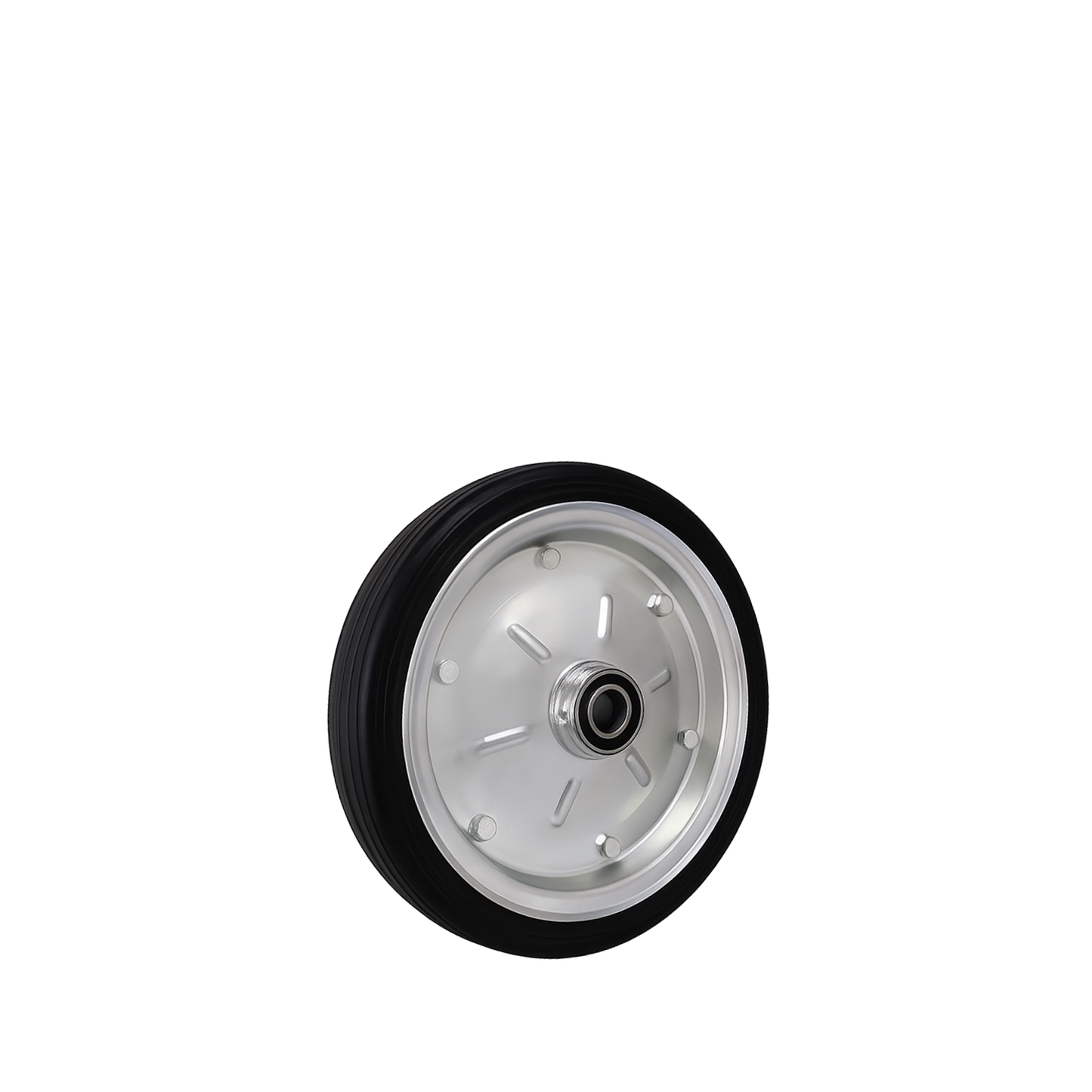 Ersatzrad Ø300 mm – Vollgummi Industrierad mit Kugellager für Transportwagen, Code: 100MLL/25