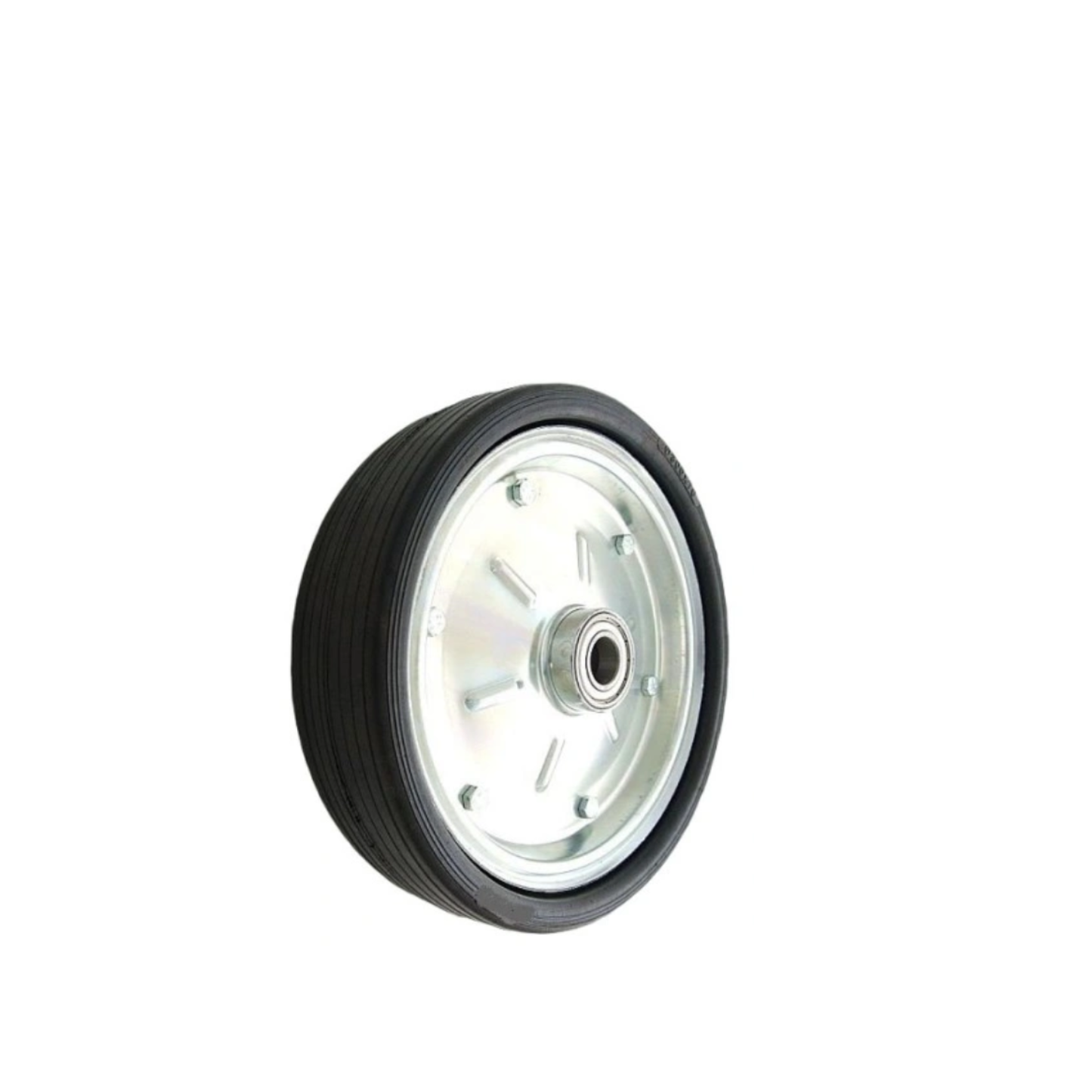 Ersatzrad Ø250 mm – Vollgummi Industrierad mit Kugellager für Transportwagen, Code: 90LL