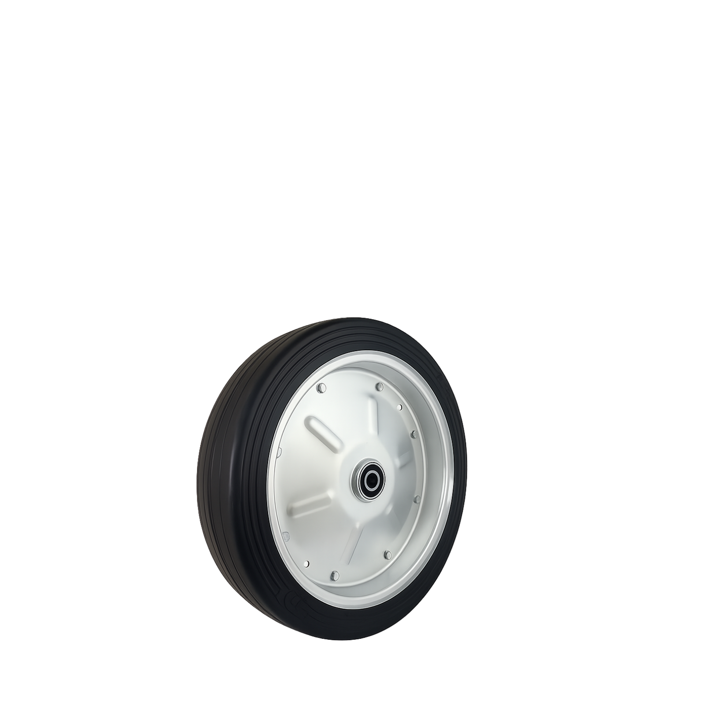Ersatzrad Ø500 mm – Vollgummi Industrierad mit Kugellager für Transportwagen, Code: 500LL/30