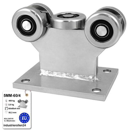 Torwagen für Schiebetore - für Profile 60 x 60 mm - Wandstärke 4 mm: 5MM-60/4
