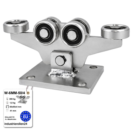 Torwagen für Schiebetore - für Profile 50 x 50 mm - Wandstärke 4 mm: W-6MM-50/4