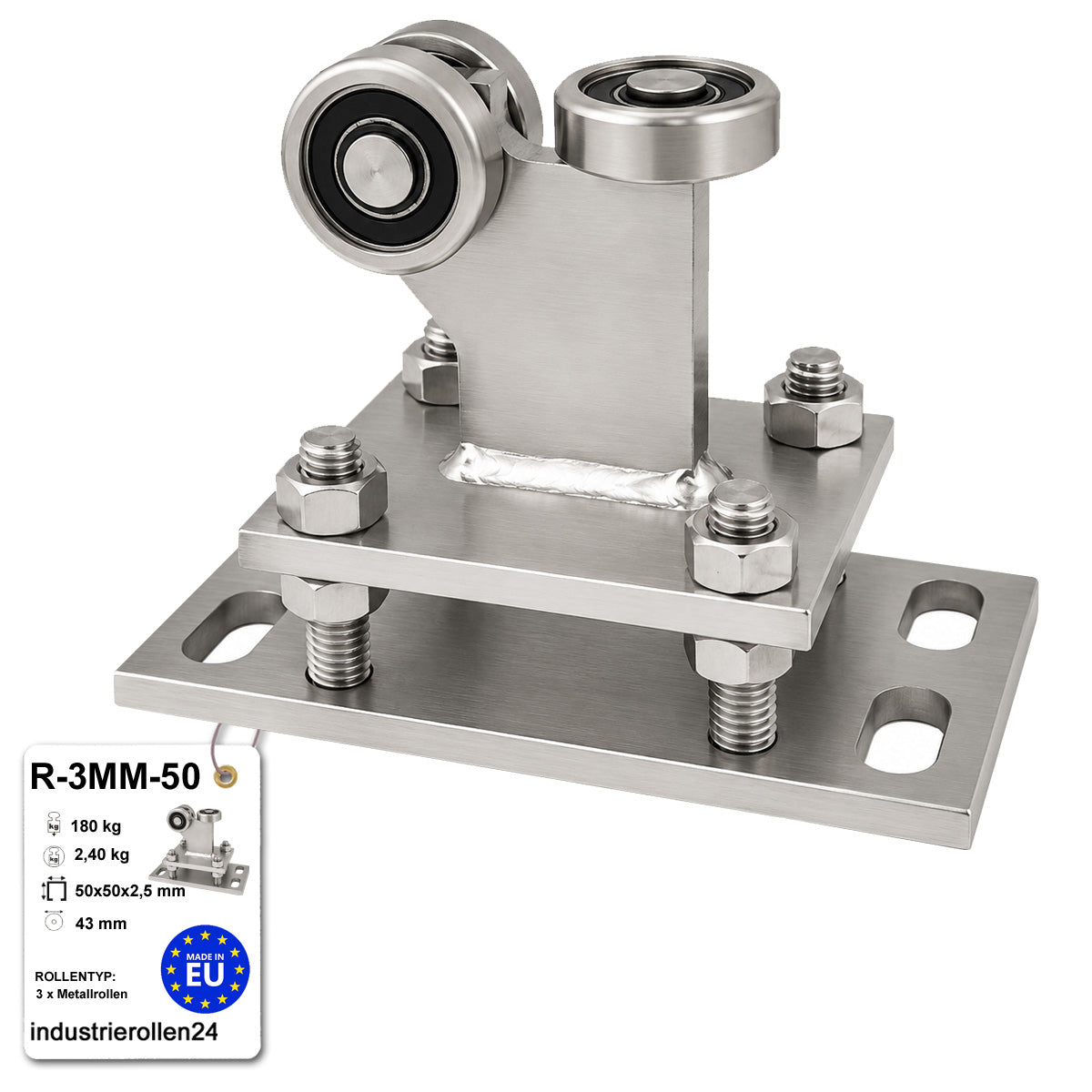 Torwagen für Schiebetore - für Profile 50x50 mm - Wandstärke 2,5 mm: R-3MM-50