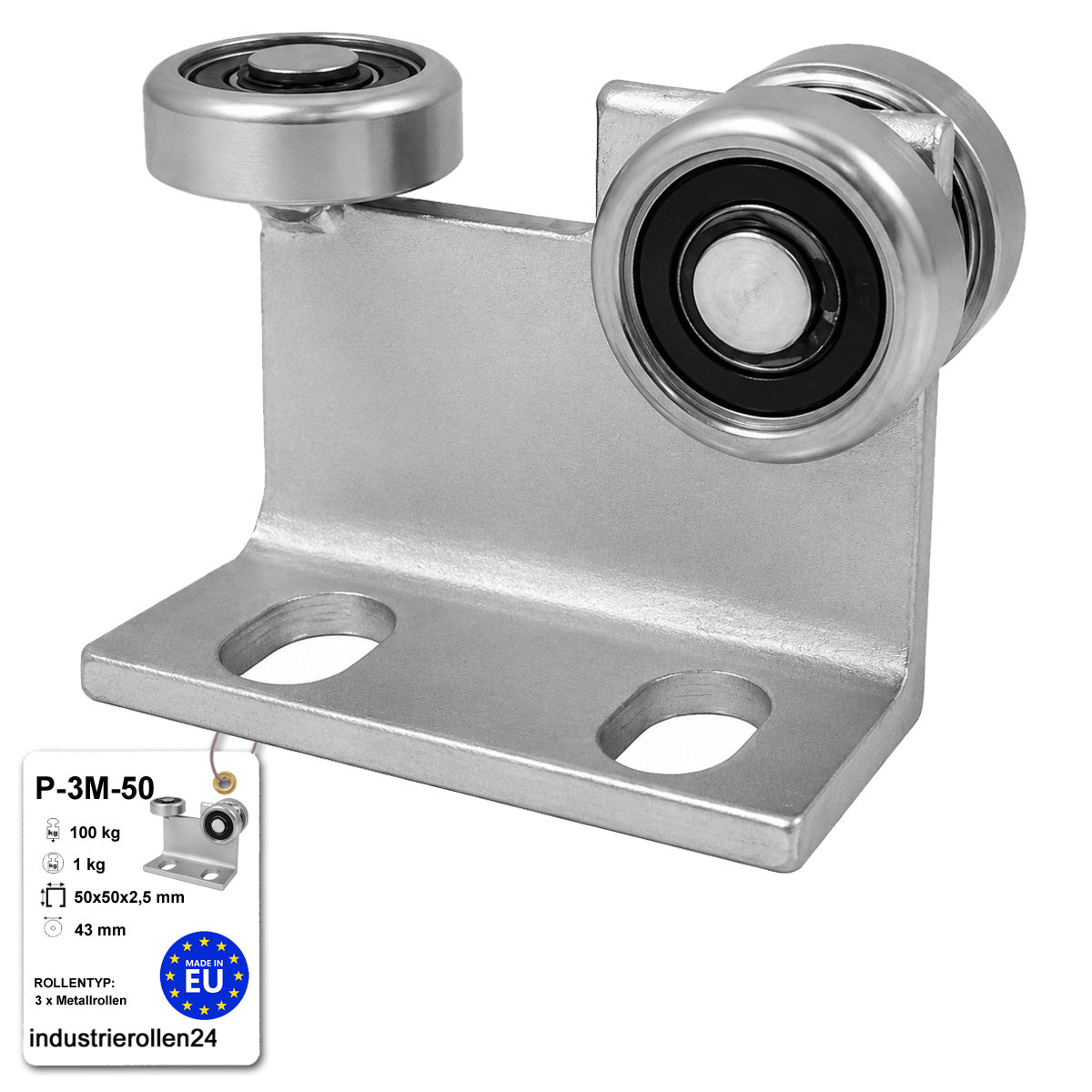 Torwagen für Schiebetore - für Profile 50x50 mm - Wandstärke 2,5 mm: P-3M-50
