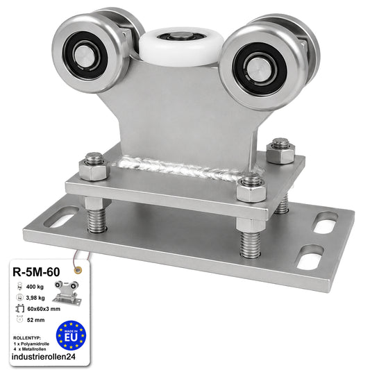 Torwagen für Schiebetore - für Profile 60 x 60 mm - Wandstärke 3 mm: R-5M-60