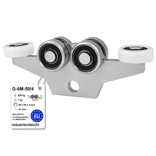 Torwagen für Schiebetore - für Profile 50 x 50 mm - Wandstärke 4 mm: G-6M-50/4