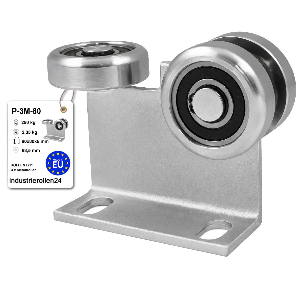 Torwagen für Schiebetore - für Profile 80 x 80 mm - Wandstärke 5 mm: P-3M-80