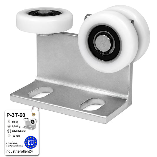 Torwagen für Schiebetore - für Profile 60 x 60 mm - Wandstärke 3 mm: P-3T-60