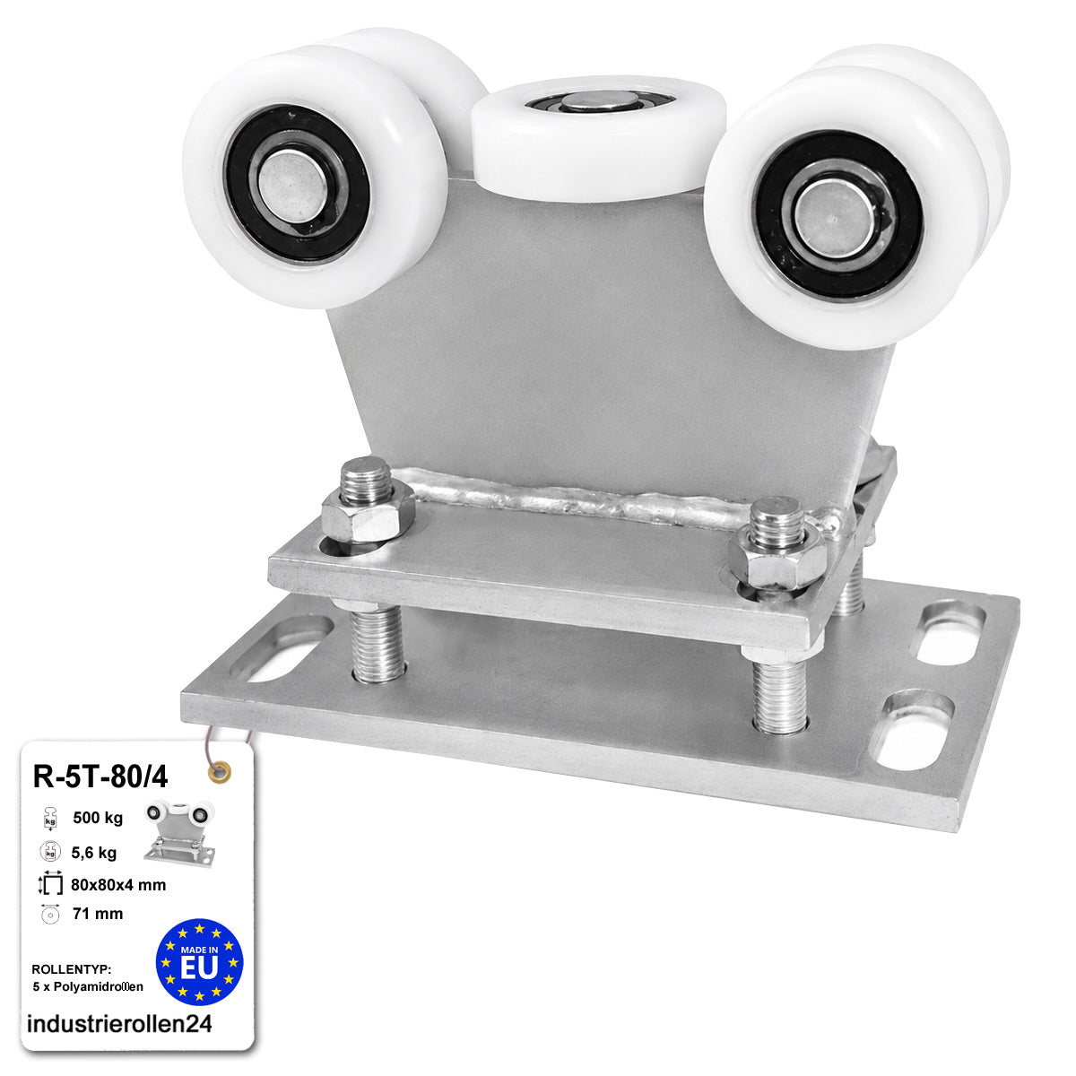 Torwagen für Schiebetore - für Profile 80 x 80 mm - Wandstärke 4 mm: R-5T-80/4