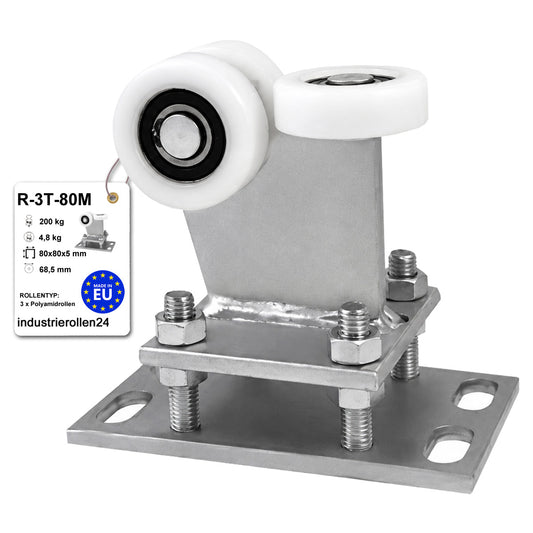 Torwagen für Schiebetore - für Profile 80 x 80 mm - Wandstärke 5 mm: R-3T-80M