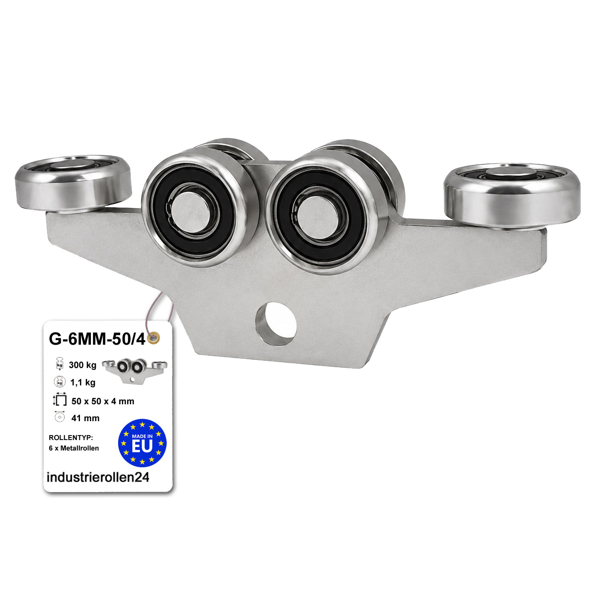 Torwagen für Schiebetore - für Profile 50 x 50 mm - Wandstärke 4 mm: G-6MM-50/4