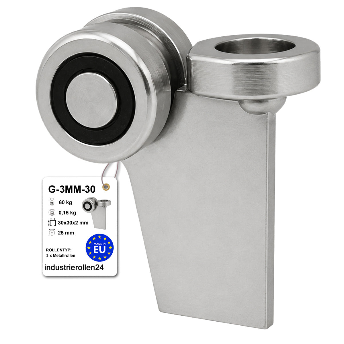 Torwagen für Schiebetore - für Profile 30x30 mm - Wandstärke 2 mm: G-3MM-30