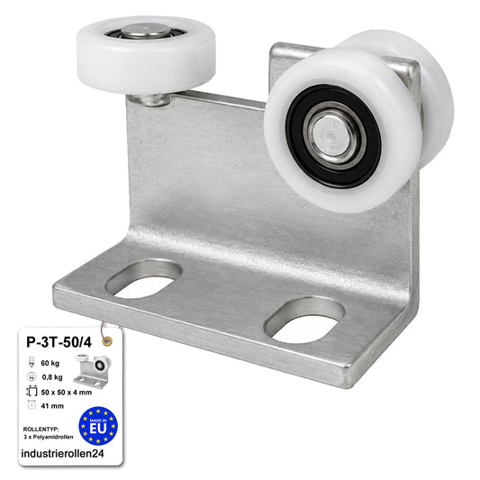 Torwagen für Schiebetore - für Profile 50 x 50 mm - Wandstärke 4 mm: P-3T-50/4